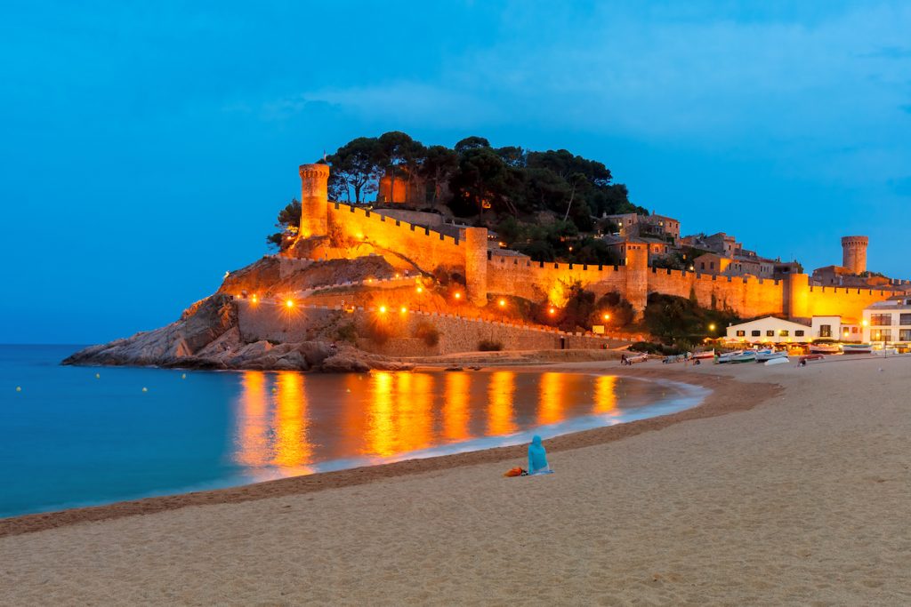 Tossa de Mar on the Costa Brava, Catalunya, Spain