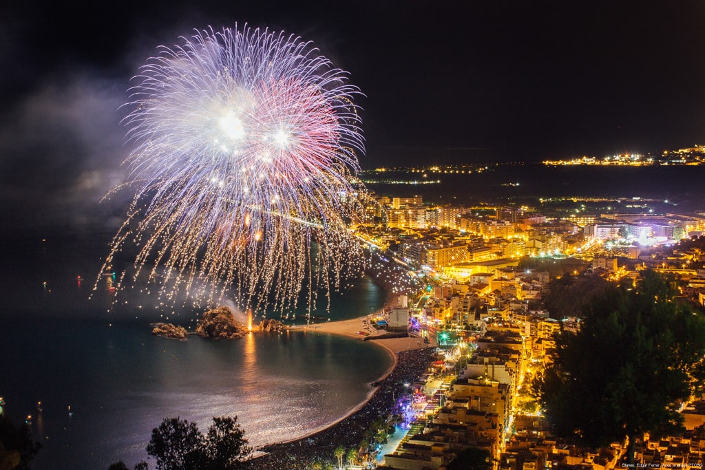 Blanes y sus famosos fuegos artificiales