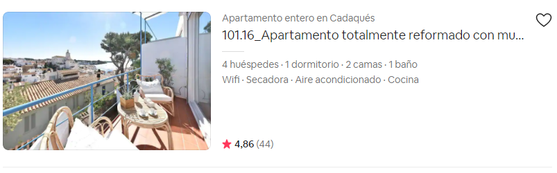 Apartamento entero en cadaques de airnbn